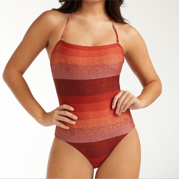 Hermoza Other - NWT Hermoza Leonor Ombré Tapa 14 Aztec Printed Criss Cross Back